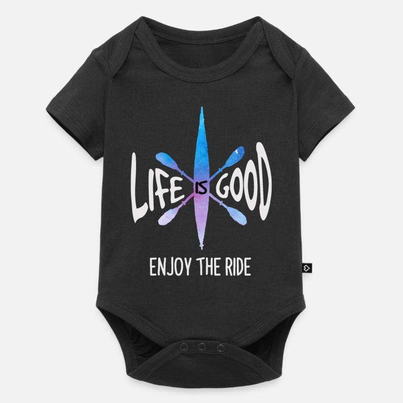 Canoë kayak - Body à manches courtes Premium Bébé - noir