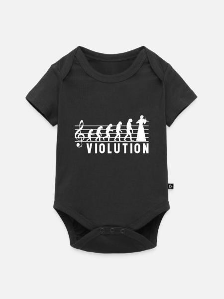 Violution - Baby Premium Kurzarmbody - Schwarz