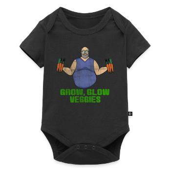 Vendeur de légumes - Body à manches courtes Premium Bébé - noir - Devant