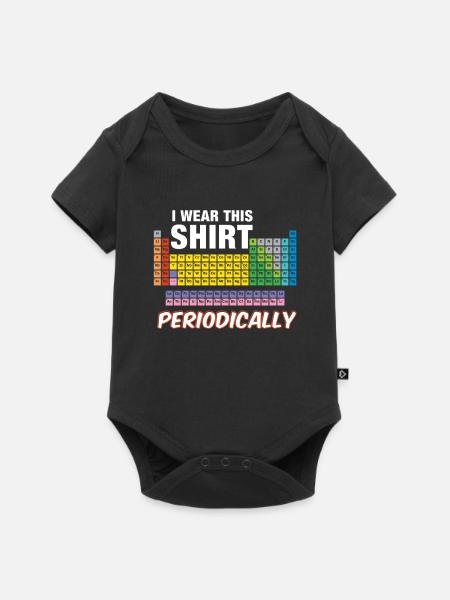 I wear this shirt periodically - Baby Premium Kurzarmbody - Schwarz