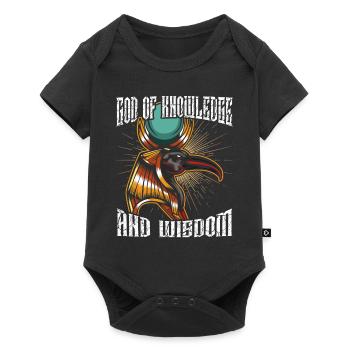 God of knowledge wisdom Thoth Egyptian god - Baby Premium short-sleeve bodysuit - black - Front