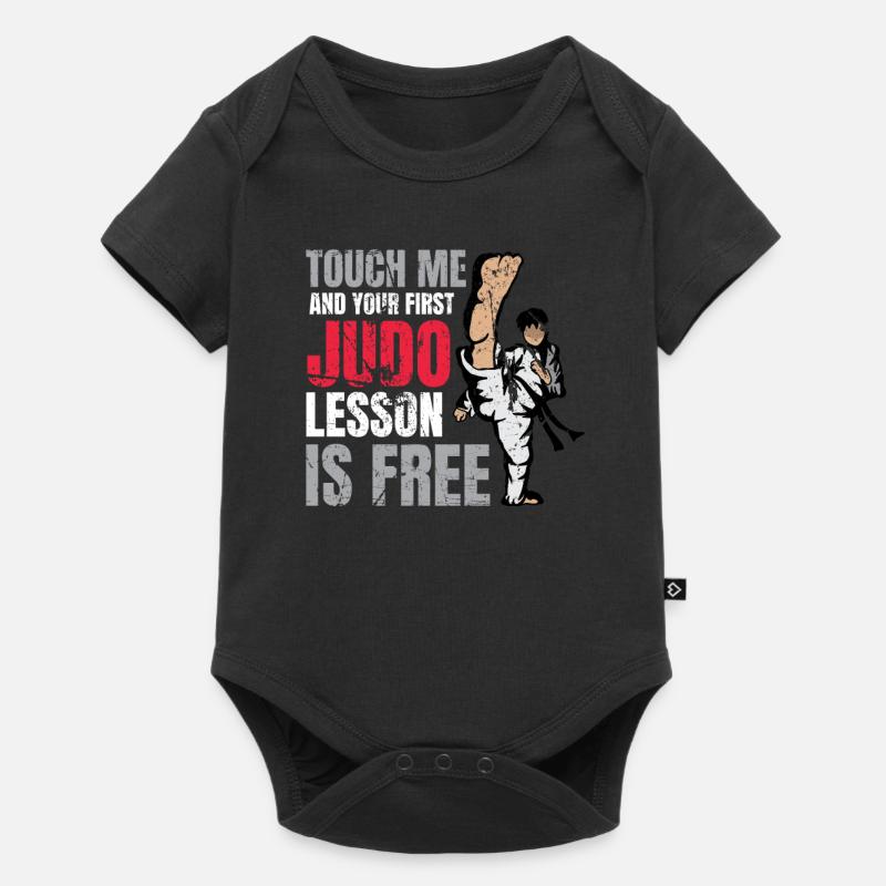 judo - Body à manches courtes Premium Bébé - noir