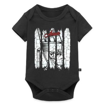 Gott Amun - Baby Premium Kurzarmbody - Schwarz - Vorne