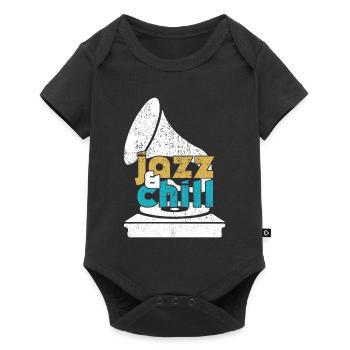 Jazz & Chill funny saying Teens Christmas - Baby Premium short-sleeve bodysuit - black - Front