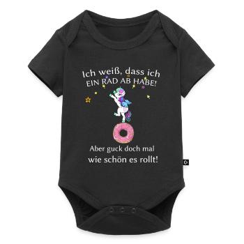 Je sais que j'ai un vélo! mais regarde - Body à manches courtes Premium Bébé - noir - Devant