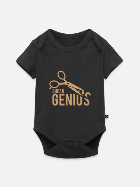 Schere - Baby Premium Kurzarmbody - Schwarz