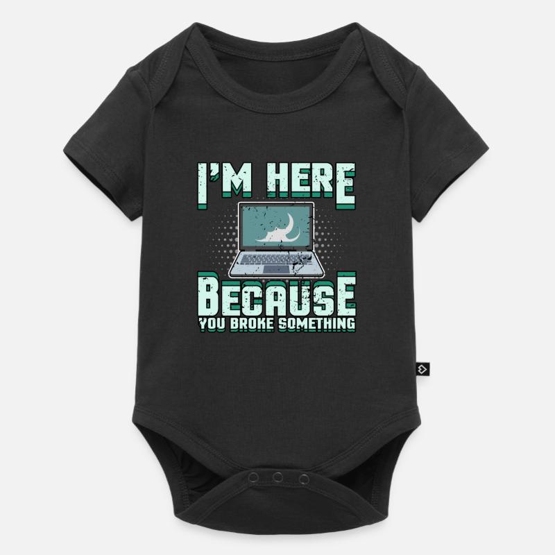 computer scientist - Baby Premium short-sleeve bodysuit - black