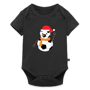 Bonhomme de foot - Body à manches courtes Premium Bébé - noir - Devant