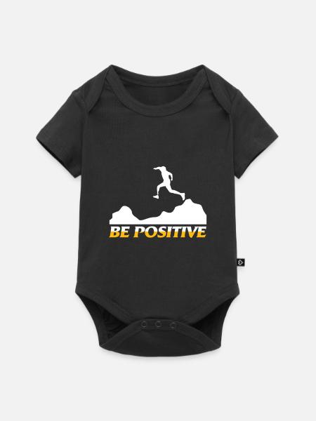 Prothese Bein Läufer Behinderung - Baby Premium Kurzarmbody - Schwarz