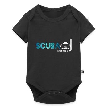 Scuba Diver 4 Life - Body à manches courtes Premium Bébé - noir - Devant
