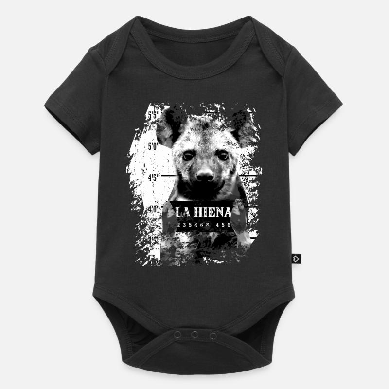 Hyène - Body à manches courtes Premium Bébé - noir