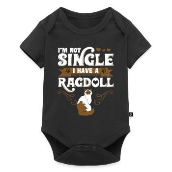 Ragdoll cat pet - Baby Premium short-sleeve bodysuit - black - Front