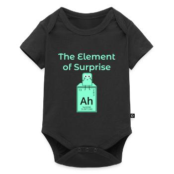 Element Surprise Ah Surprise disant icône - Body à manches courtes Premium Bébé - noir - Devant