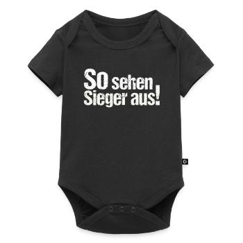 So sehen sieger aus - Baby Premium Kurzarmbody - Schwarz - Vorne