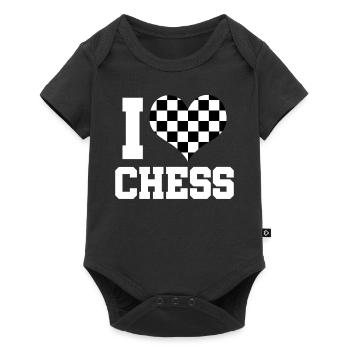 Échecs Échecs Échecs - Body à manches courtes Premium Bébé - noir - Devant