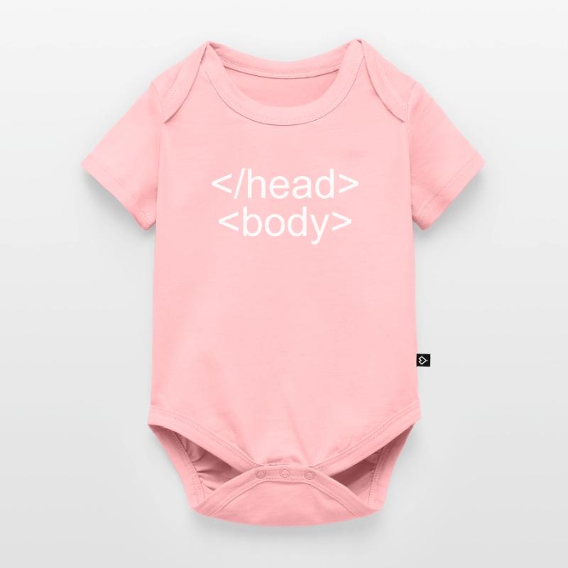Halloween Costume HTML Code IT Nerd Tech Support Baby Premium short-sleeve bodysuit
