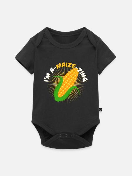 Mais - Baby Premium Kurzarmbody - Schwarz