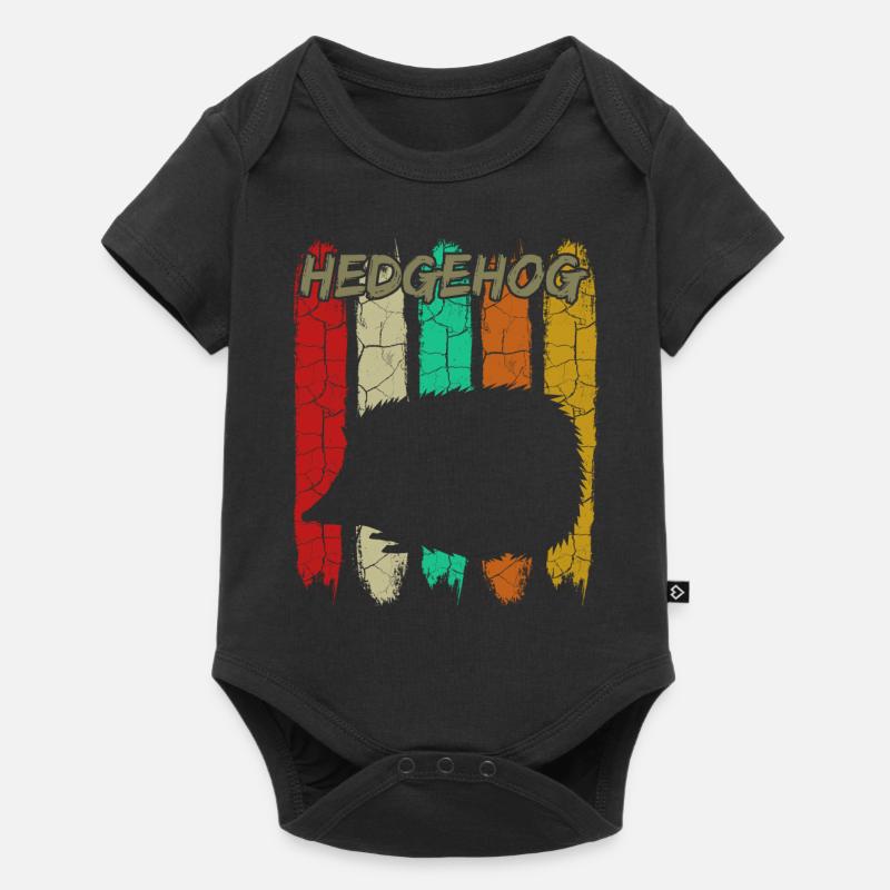 Igel - Baby Premium Kurzarmbody - Schwarz