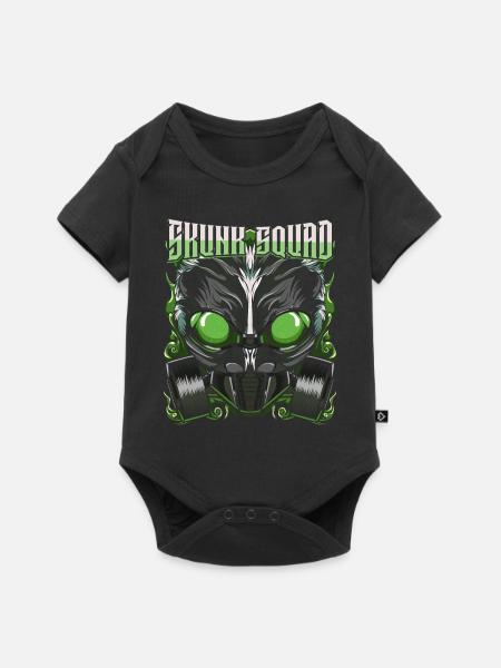 Stinktier - Baby Premium Kurzarmbody - Schwarz