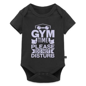 Gym Gym Training Sport Muscle Building - Baby Premium short-sleeve bodysuit - black - Front