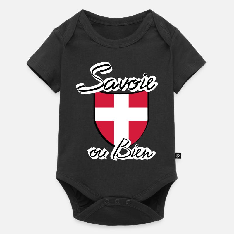 ecusson savoie - Body à manches courtes Premium Bébé - noir