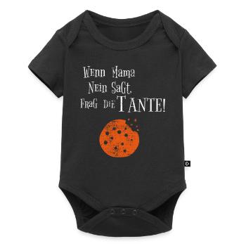 Tante Mama Baby Suess - Baby Premium Kurzarmbody - Schwarz - Vorne