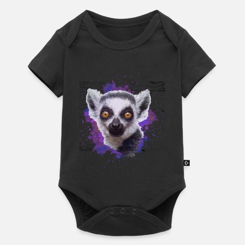maki - Body à manches courtes Premium Bébé - noir