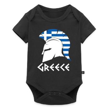 Grèce - Body à manches courtes Premium Bébé - noir - Devant