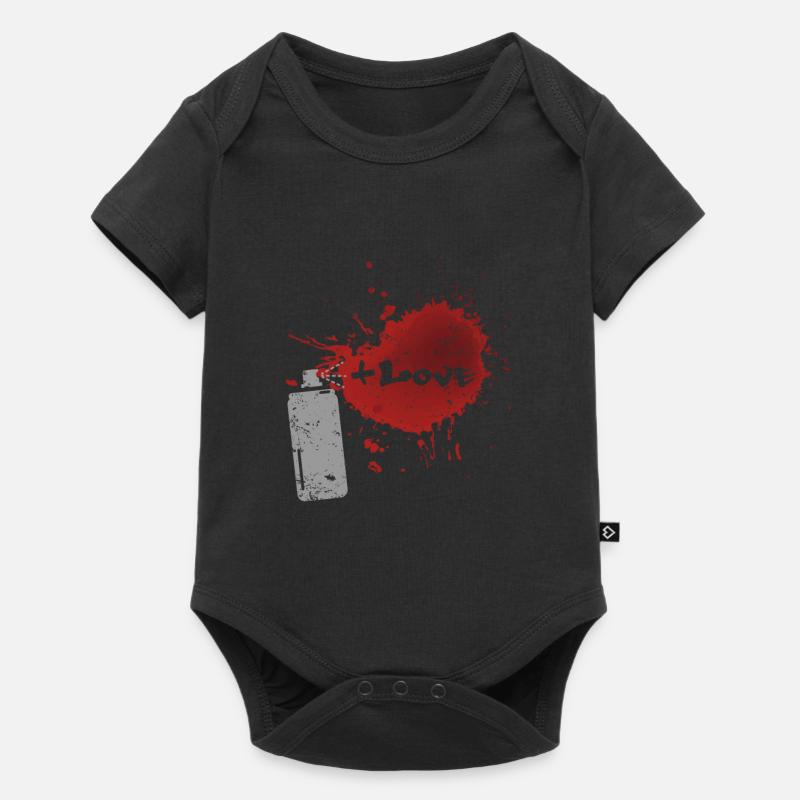Graffitis - Graffitti - Body à manches courtes Premium Bébé - noir