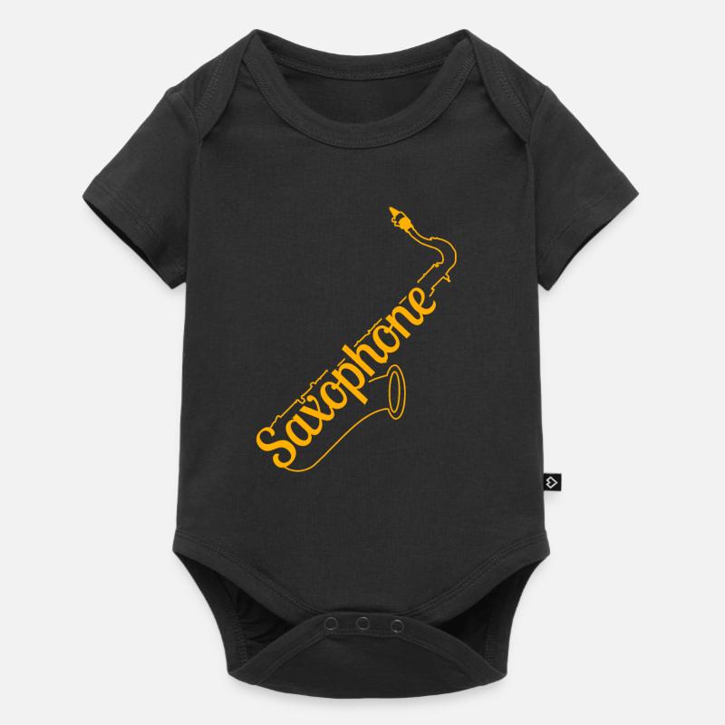 saxophone - Body à manches courtes Premium Bébé - noir