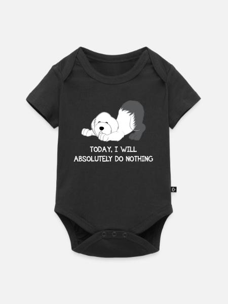 Bobtail - Bobtailbesitzer - Faul - Faulenzer - Baby Premium Kurzarmbody - Schwarz
