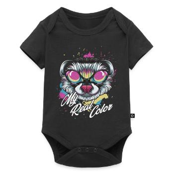 ferret - Baby Premium short-sleeve bodysuit - black - Front