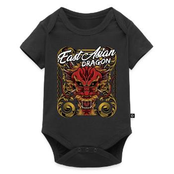 Dragon chinois | Long Fabuleux cadeau - Body à manches courtes Premium Bébé - noir - Devant