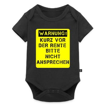 Avertissement Pension Pension Pension Pension Cadeau - Body à manches courtes Premium Bébé - noir - Devant