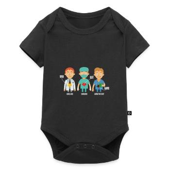 Anesthetist anesthesia - Baby Premium short-sleeve bodysuit - black - Front
