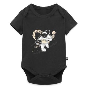 Astronaute de l'espace extra-atmosphérique avions - Body à manches courtes Premium Bébé - noir - Devant