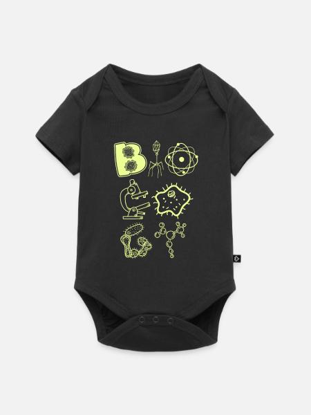 Biologie - Baby Premium Kurzarmbody - Schwarz