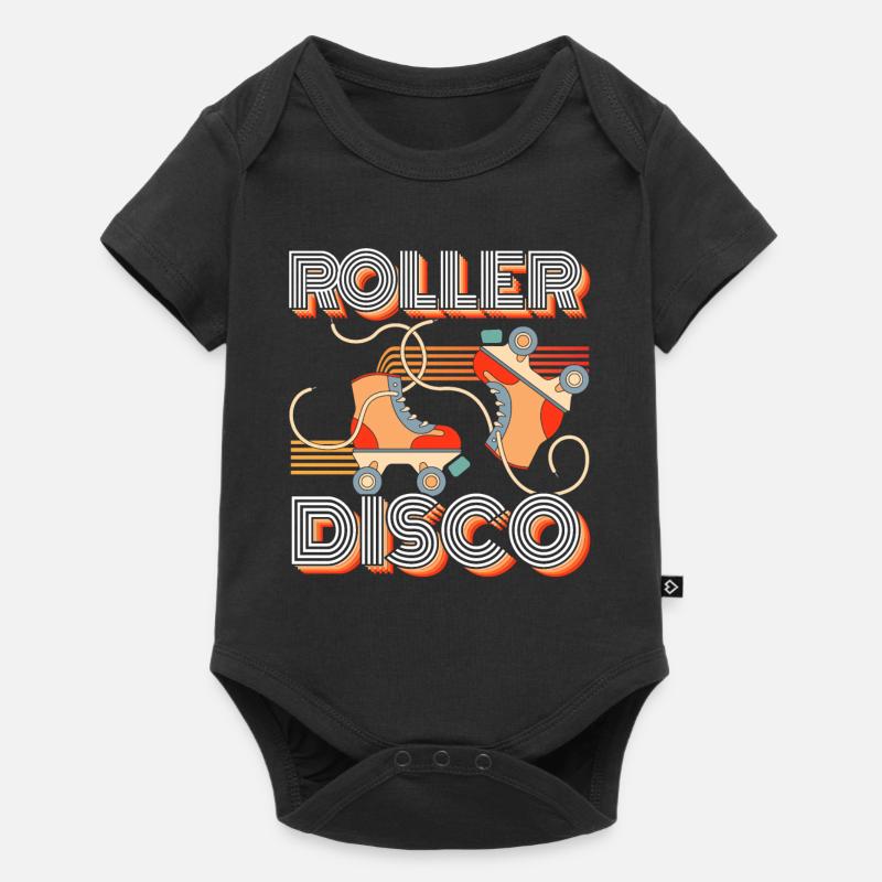 Cadeau Roller Disco Roller Roller Roller - Body à manches courtes Premium Bébé - noir