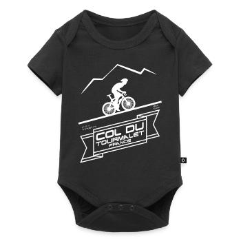 Col Du Tourmalet Road Vélo Tour Hobby - Body à manches courtes Premium Bébé - noir - Devant
