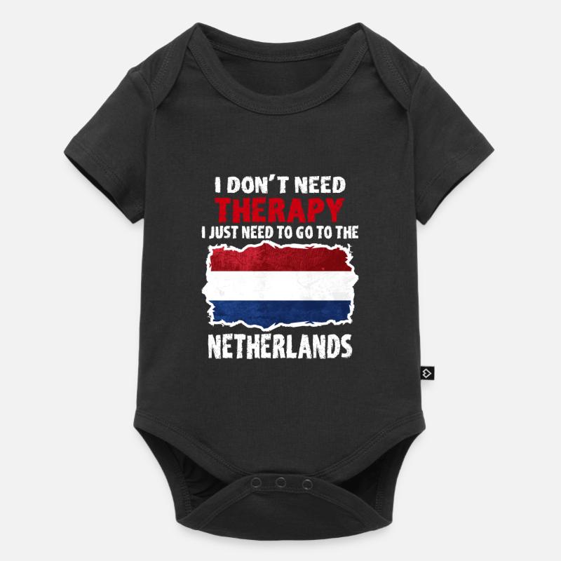 Pays-Bas - Body à manches courtes Premium Bébé - noir