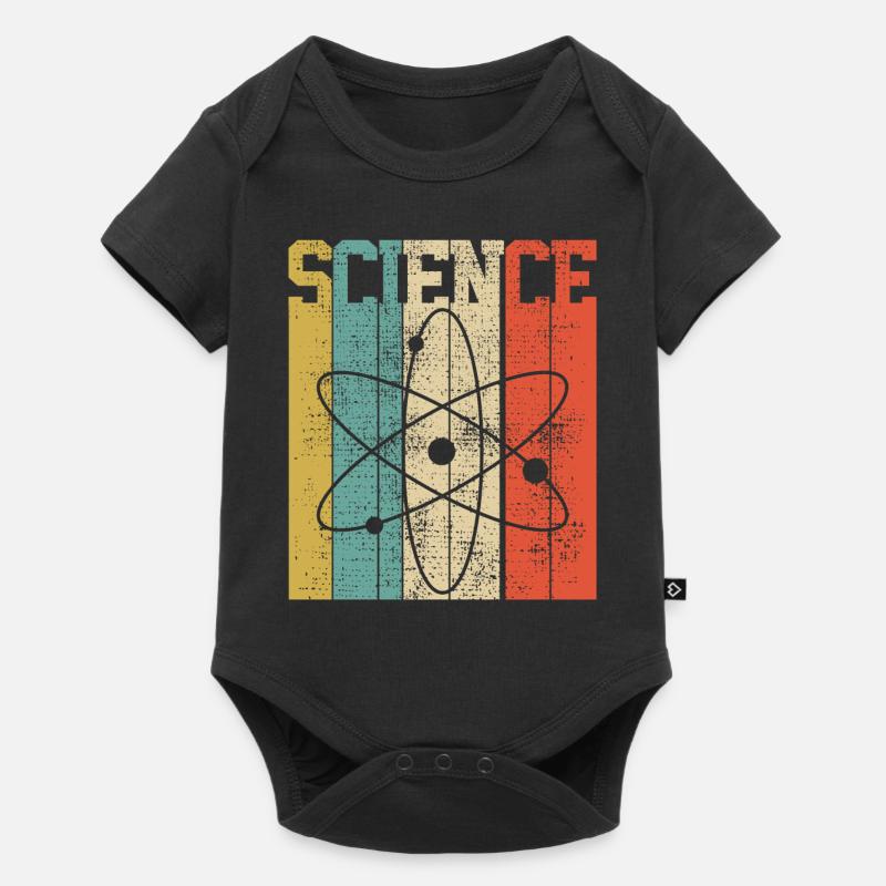 SCIENCE ATOM - Baby Premium short-sleeve bodysuit - black