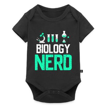 Nerd Biologie - Body à manches courtes Premium Bébé - noir - Devant