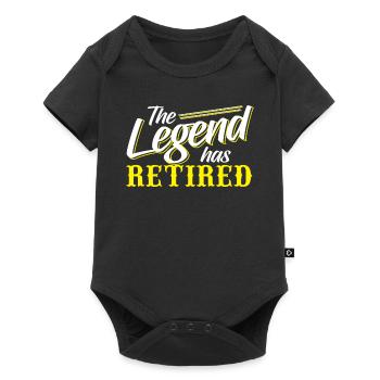 The Legend Has Retired - Baby Premium short-sleeve bodysuit - black - Front
