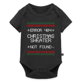 Informaticien de Noël - Body à manches courtes Premium Bébé - noir - Devant