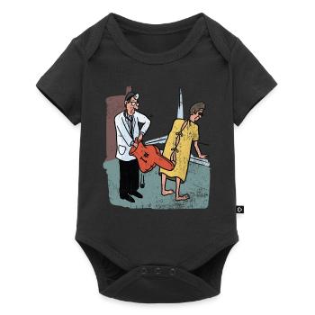 Urologe Urologie Ärztin Harnwege Geschenk - Baby Premium Kurzarmbody - Schwarz - Vorne