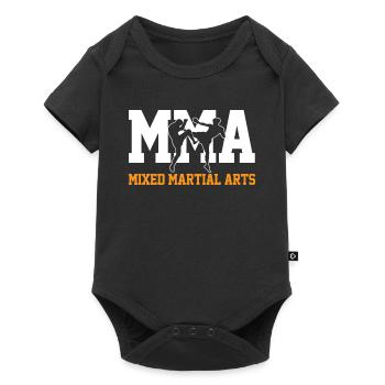 MMA SHIRT - Baby Premium short-sleeve bodysuit - black - Front