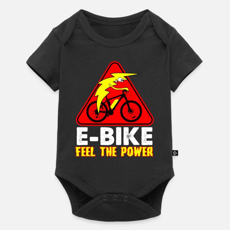 Vélo électrique Ebike - Body à manches courtes Premium Bébé - noir