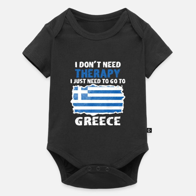 Grèce - Body à manches courtes Premium Bébé - noir