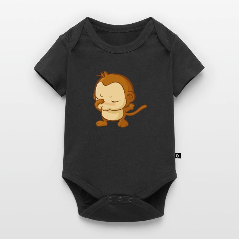 Dabbender monkey dabbing monkey monkey sweet gift Baby Premium short-sleeve bodysuit