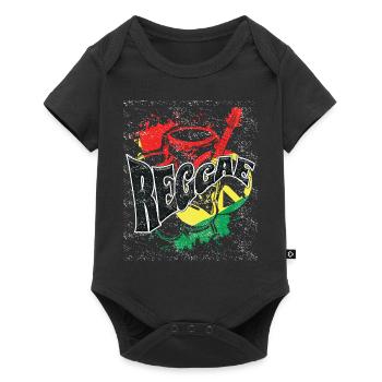 Reggae jamaïcain - Body à manches courtes Premium Bébé - noir - Devant